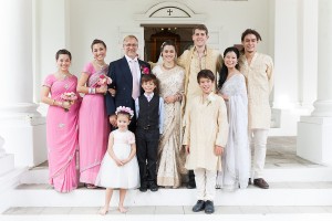 Family Shot church steps